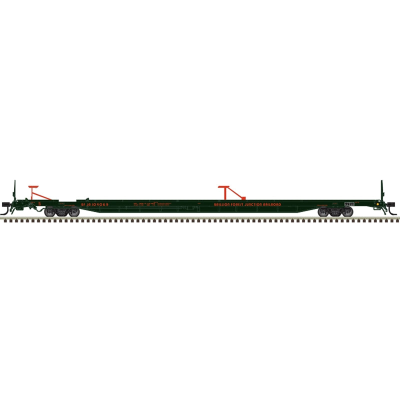 PREORDER Atlas Master Line HO 20007862 ACF 89' 4" Intermodal Flatcar, Birillion & Forest Junction BFJR #104095 | 53.96