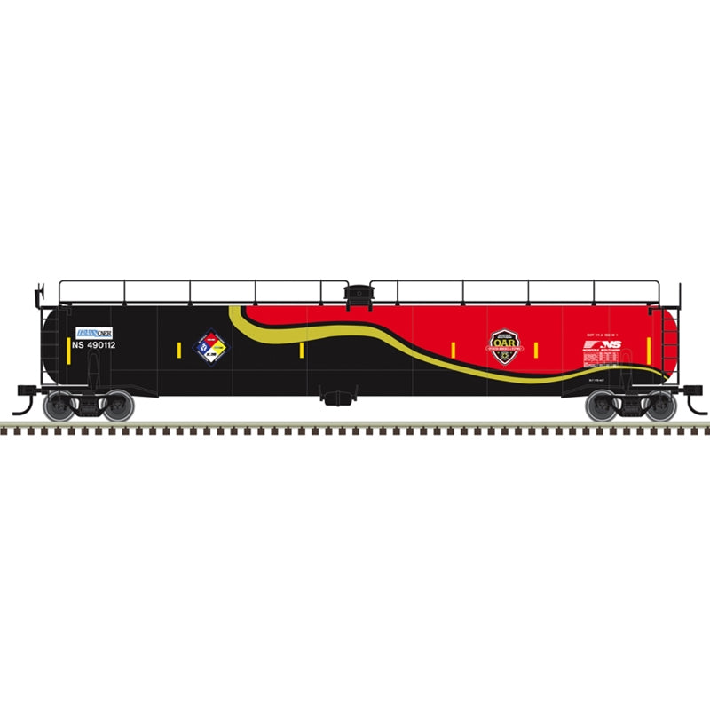 PREORDER Atlas Master Line HO 20007893 ACF 33,000-Gallon Tank Car, Norfolk Southern Safety Train #490111 | 51.26