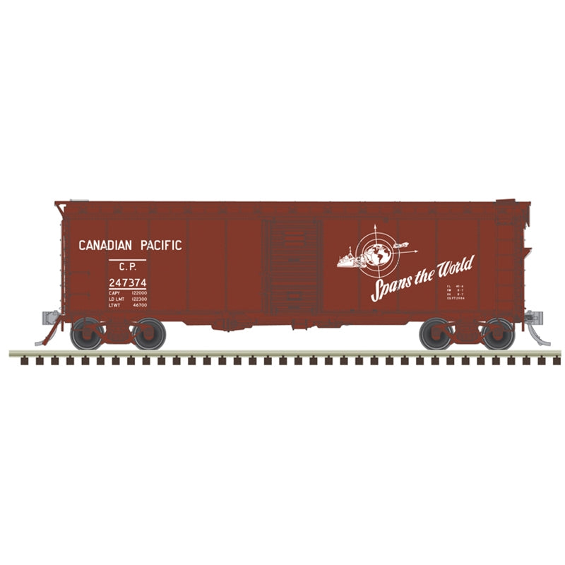 PREORDER Atlas Master Line HO 20007896 40' Minibox Boxcar, Canadian Pacific #246134 | 44.96