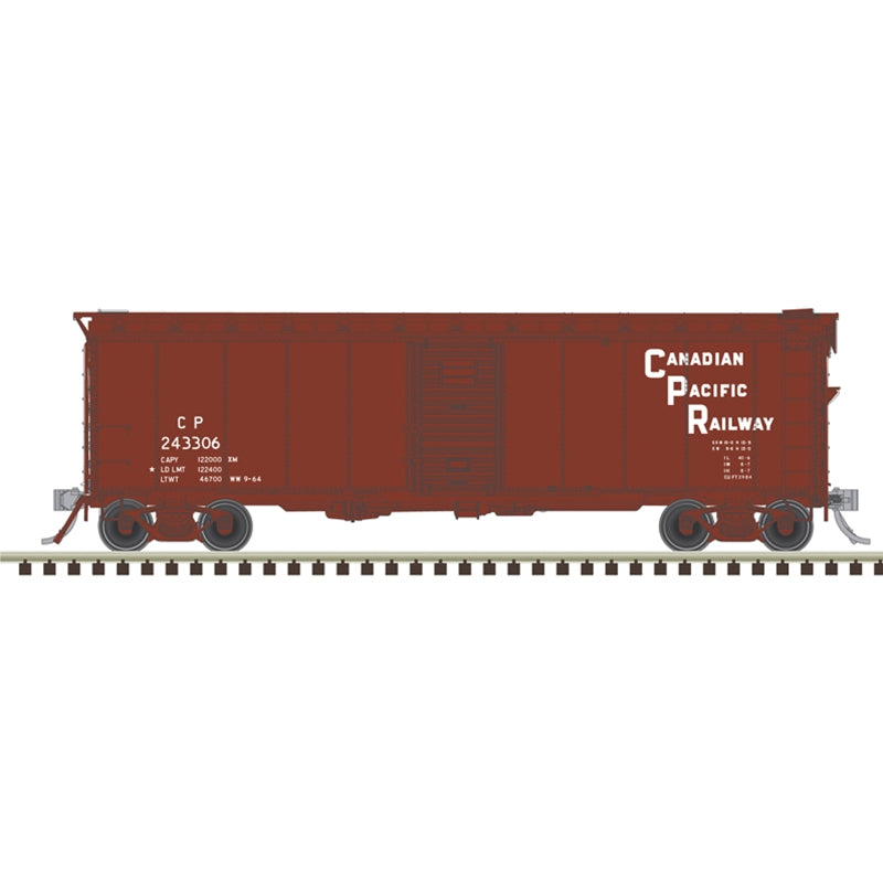 PREORDER Atlas Master Line HO 20007898 40' Minibox Boxcar, Canadian Pacific #242857 | 44.96