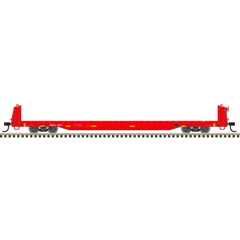 PREORDER Atlas Trainman HO 20007965 62' Short Bulkhead Flat Car, Southern Parts & Equipment #600