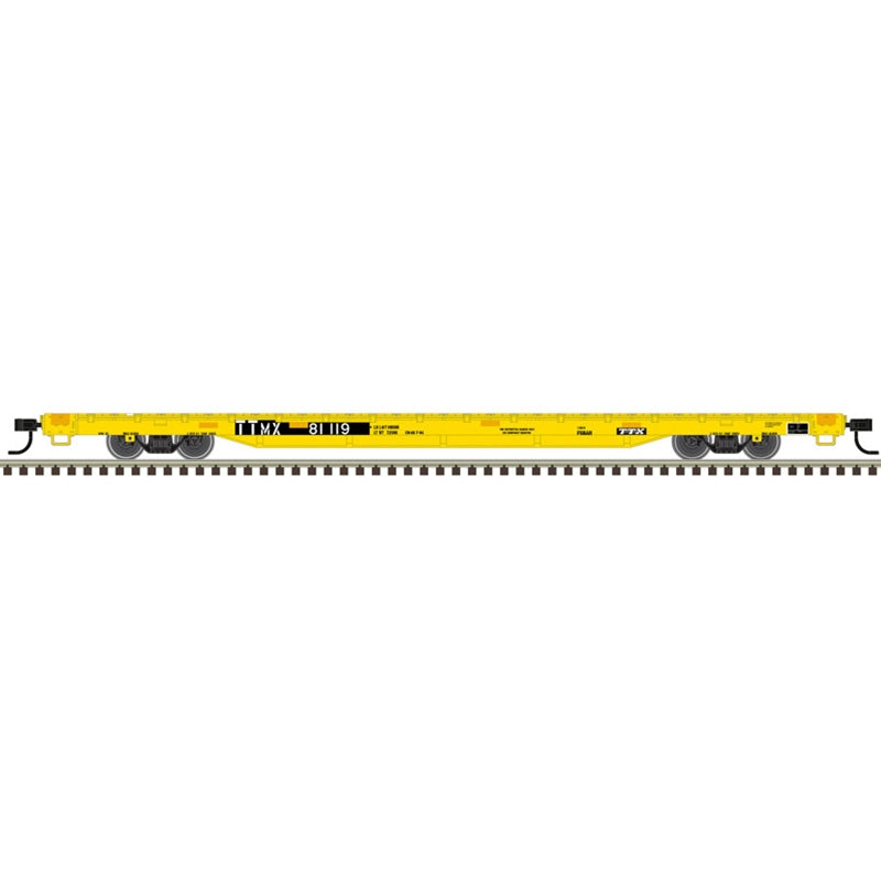 PREORDER Atlas Trainman HO 20007974 68' Flat Car, TTX #81111