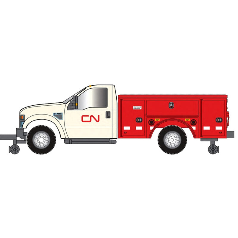 PREORDER Atlas HO 30000165 F-350 Hi-Railer, Canadian National
