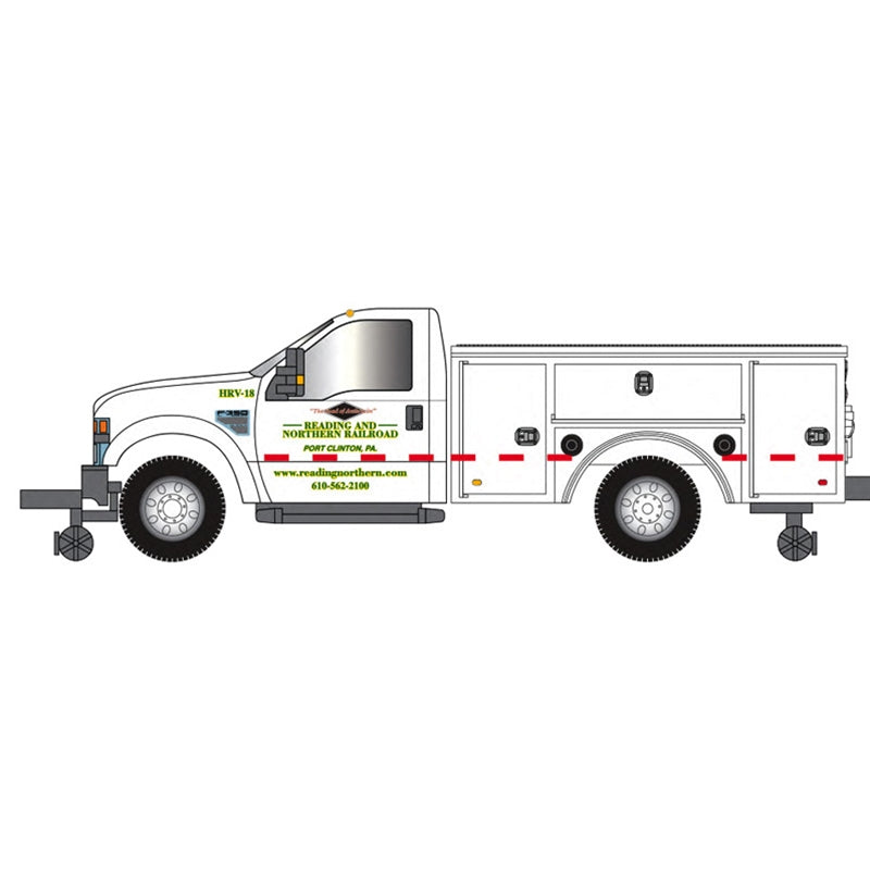 PREORDER Atlas HO 30000171 F-350 Hi-Railer, Reading & Northern
