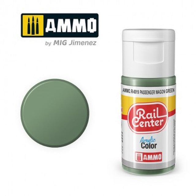Ammo Mig R0019 PASSENGER WAGON GREEN (15
