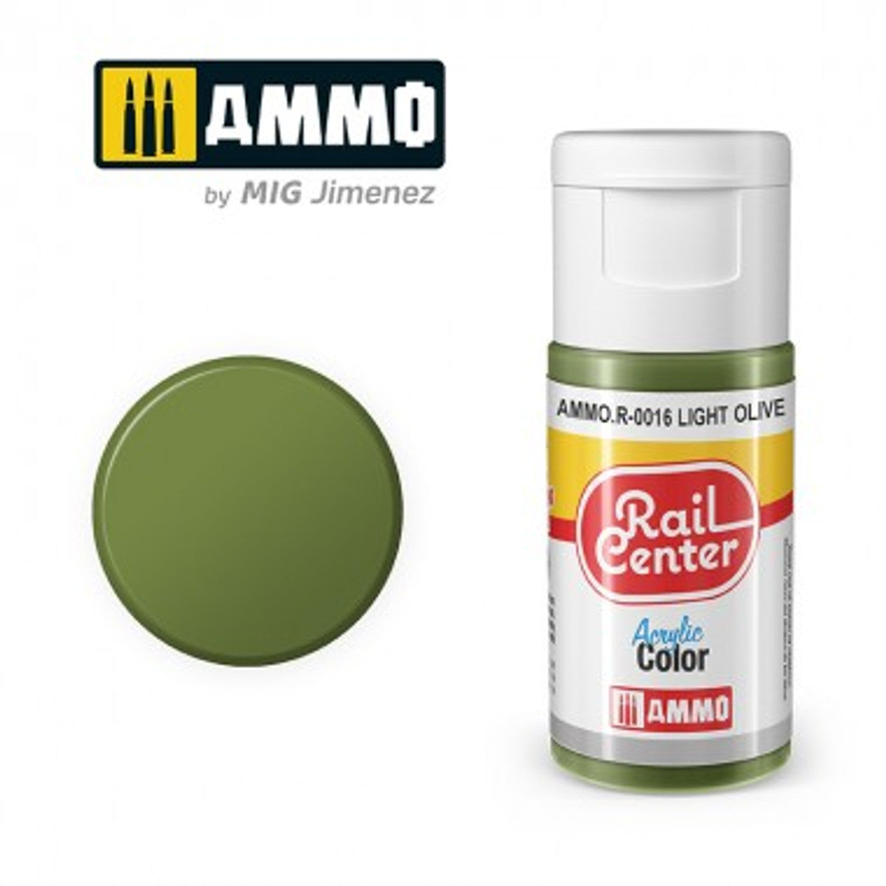 Ammo Mig R0016 LIGHT OLIVE (15ML)