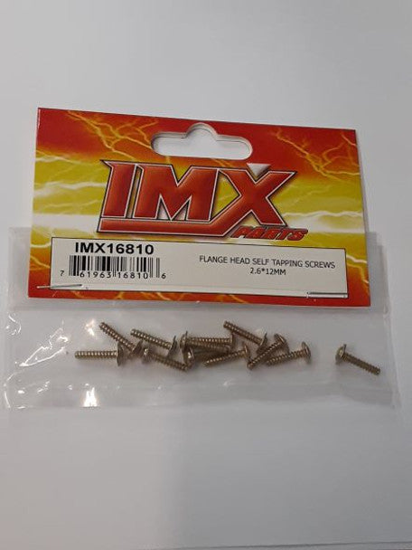 Imex 16810 Flange Head Self Tapping Screws 2.6*12MM