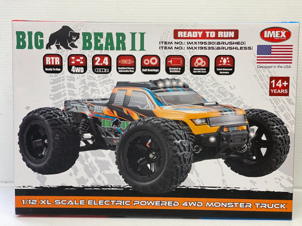Imex 19535O RC Big Bear Truck Brushless 1:12 Orange
