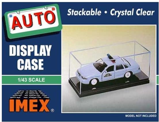 Imex 2502 Car Case Clear Base 1:43 2pk