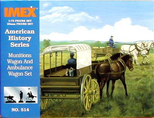 IMEX 514 Munitions Wagon & Ambul 1:72