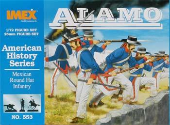 IMEX 553 Round Hat Infantry Alamo 1:72