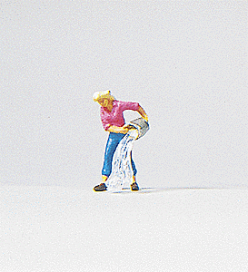 Preiser HO 28049 Individual Figure, Working People, Cleaning the House (Female)