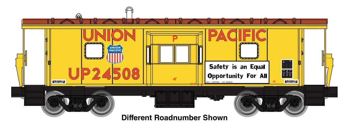 PREORDER Walthers Mainline HO 910-8682 International Bay Window Caboose, Union Pacific #24554