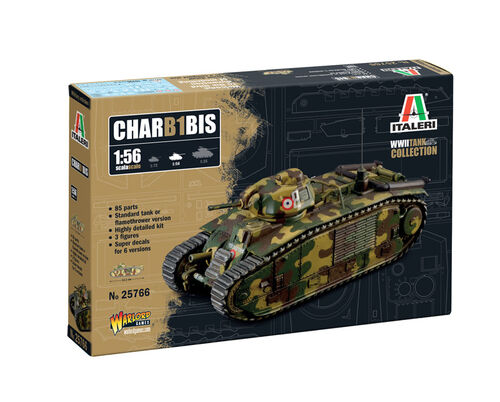 Italeri 25766 Char B1 Bis 1:56
