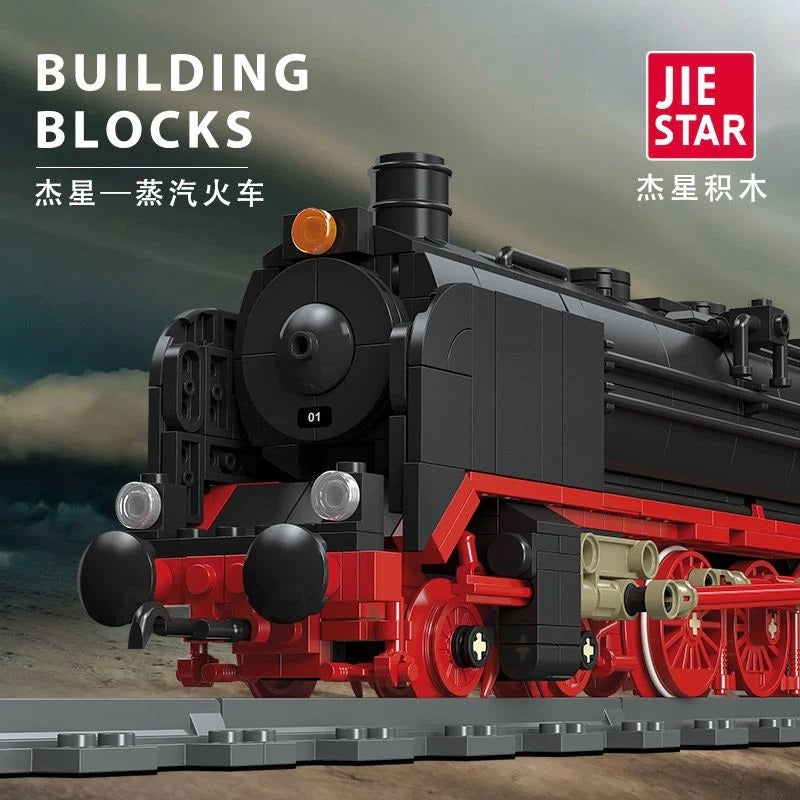 Jie Star 59004 BR01 Steam Loco Building Blocks 1173pcs