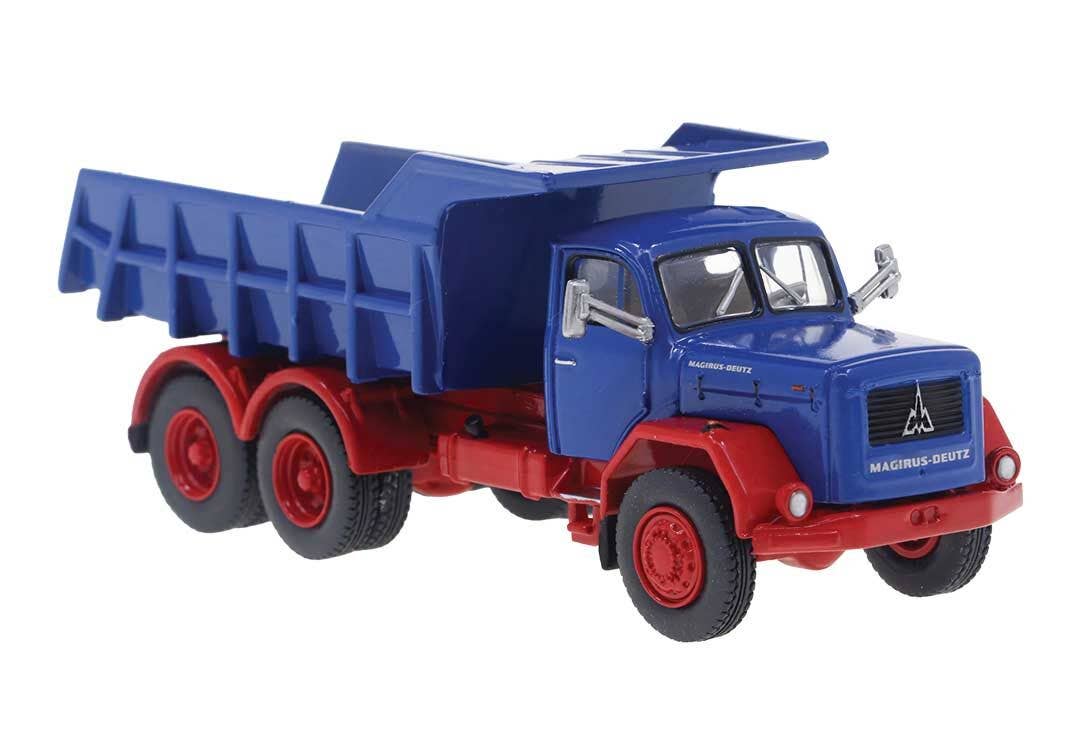 PREORDER Brekina HO 83303 Magirus Jupiter Dump Truck, Blue