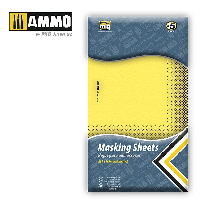Ammo Mig 8043 MASKING SHEETS