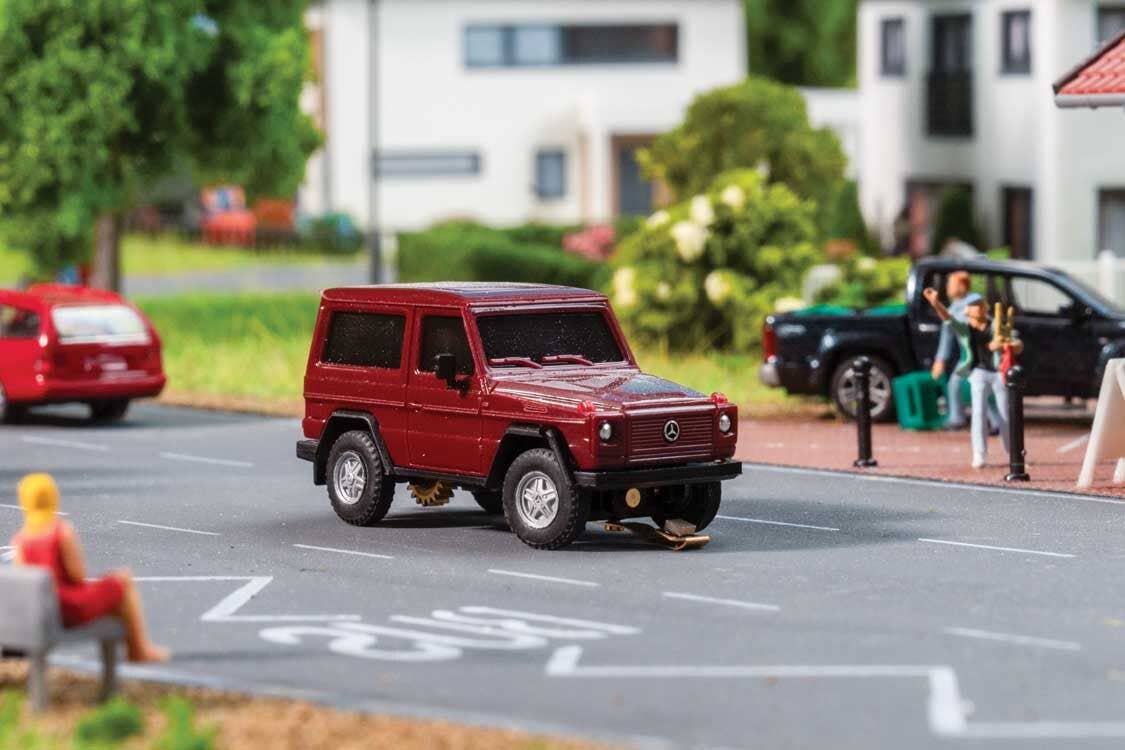 PREORDER Faller HO 161449 Car System Mercedes-Benz G-Class SUV, Maroon | 206.99