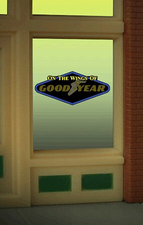 Miller Engineering 9120 GOODYEAR WINDOW SIGN