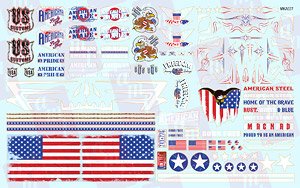 Model Kit Accessories 27 American Pride Custom Decals