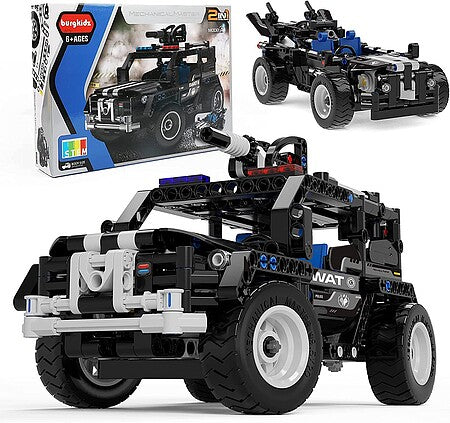 Mechanical Master 6810 Tech Brick 2'n1 Police Car Kit
