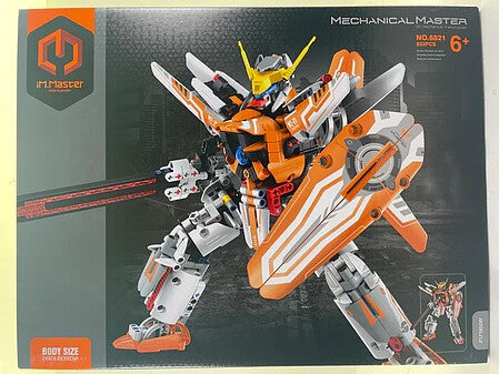Mechanical Master 6821 Mecha Tech Building Set Orange 833 pcs