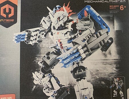 Mechanical Master 6822 Mecha Tech Building Set Grey 965 pcs