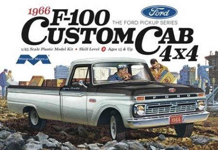 Moebius Model 1236 66 Ford F100 Custom Cab 4x4 1:25