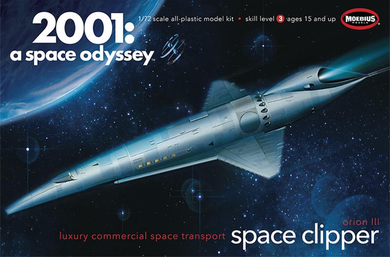 Moebius Models 2001-11 Orion III Space Clipper 29' Long 1:72