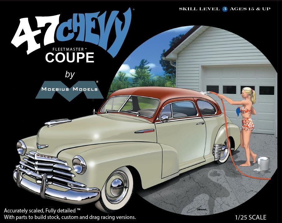 Moebius 2302 1:25 '47 Chevy Fleetmaster Coupe