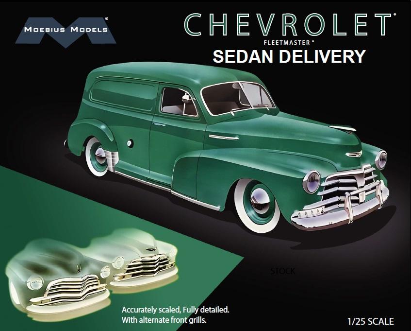 Moebius 2303 1:25 Chevy Fleetmaster Sedan Delivery
