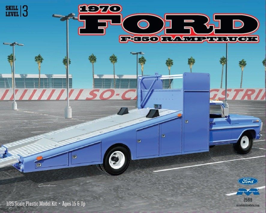 Moebius 2588 1:25 1970 Ford F-350 Ramptruck