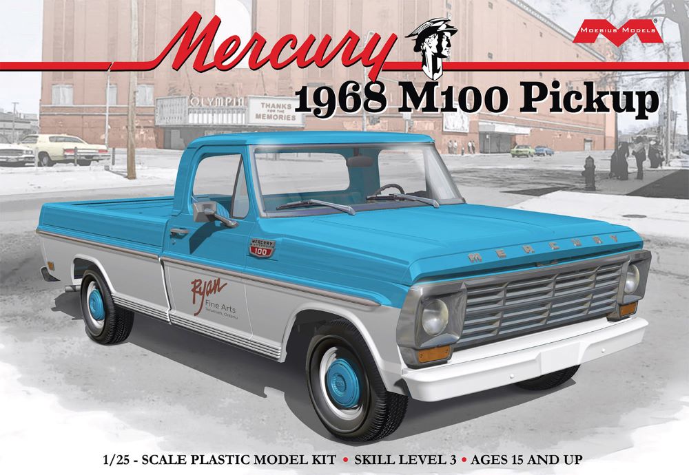 Moebius Model 2740 1968 Mercury M100 Pickup 1:25