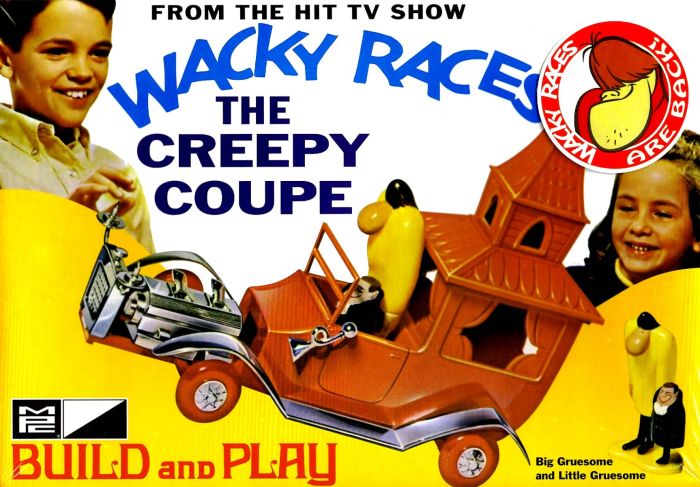 MPC 936 Wacky Races Creepy Coupe snap 1:32