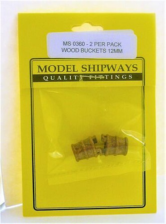 Model Shipways 360 12mm Wood Bucket
