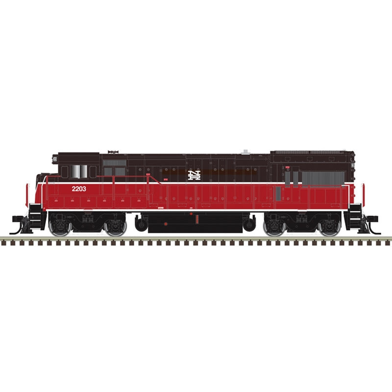 PREORDER Atlas Master Line N 40006192 Gold Series GE U23B Diesel Locomotive with Lights, Naugatuck #2203 (DCC & Sound Equipped)