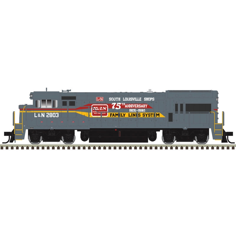 PREORDER Atlas Master Line N 40006201 Gold Series GE U23B Diesel Locomotive, Louisville & Nashville #2803 (DCC & Sound Equipped)