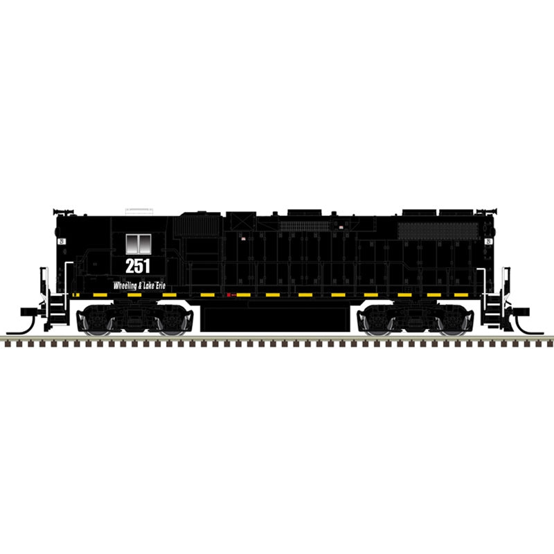 PREORDER Atlas Master Line N 40006252 Gold Series EMD GP38-2 Diesel Locomotive, Wheeling & Lake Erie #252 (DCC & Sound Equipped)