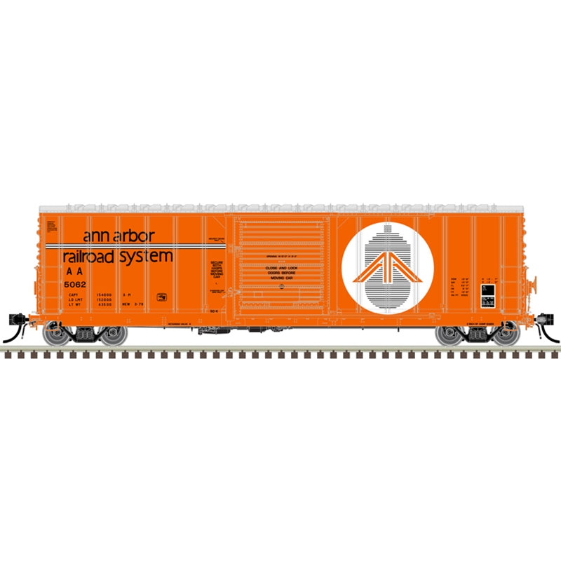 PREORDER Atlas Master Line N 50007124 CNCF 5000 50' Boxcar, Ann Arbor #5055 | 31.46