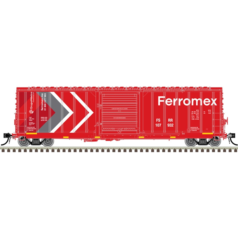 PREORDER Atlas Master Line N 50007135 CNCF 5000 50' Boxcar, Ferromex #110072
