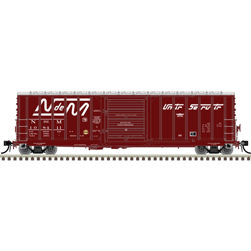 PREORDER Atlas Master Line N 50007136 CNCF 5000 50' Boxcar, Nacionales de Mexico #107574