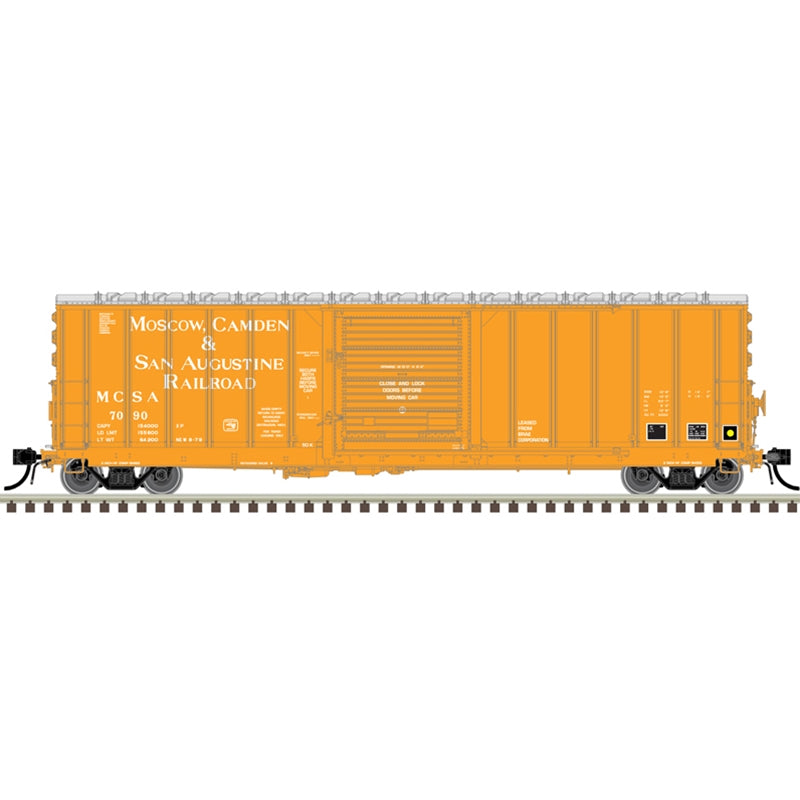 PREORDER Atlas Master Line N 50007140 CNCF 5000 50' Boxcar, Moscow Camden & San Augustine #7090 | 31.46