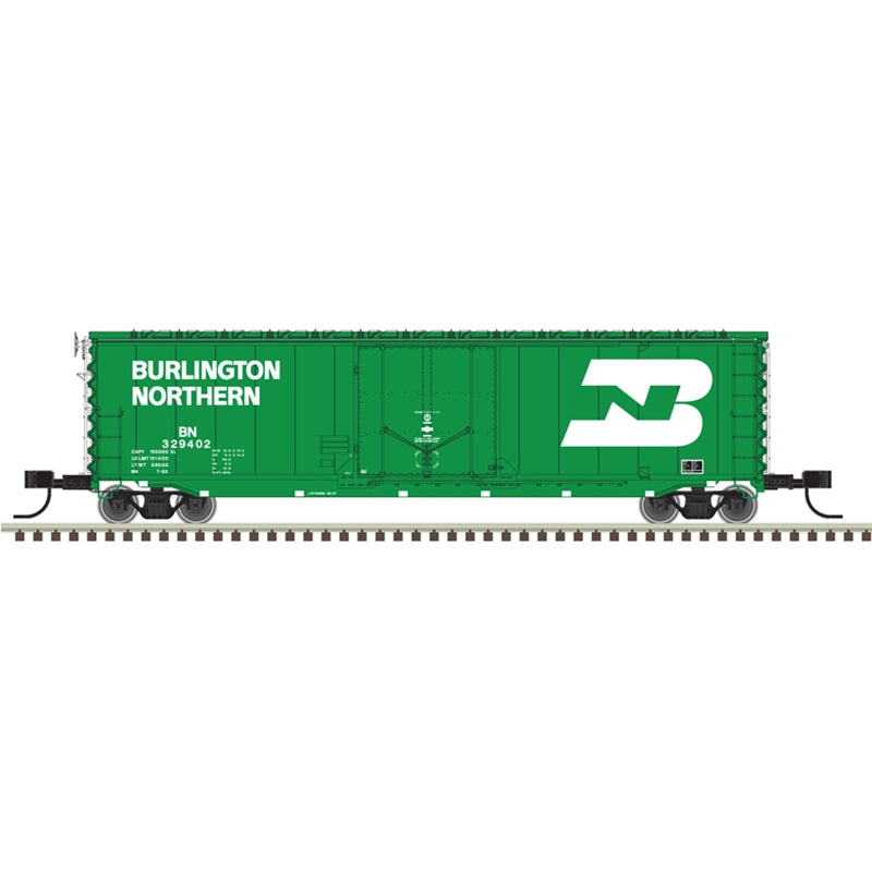 PREORDER Atlas Master Line N 50007145 50' General American RBL Plug-Door Boxcar, Burlington Northern #329402