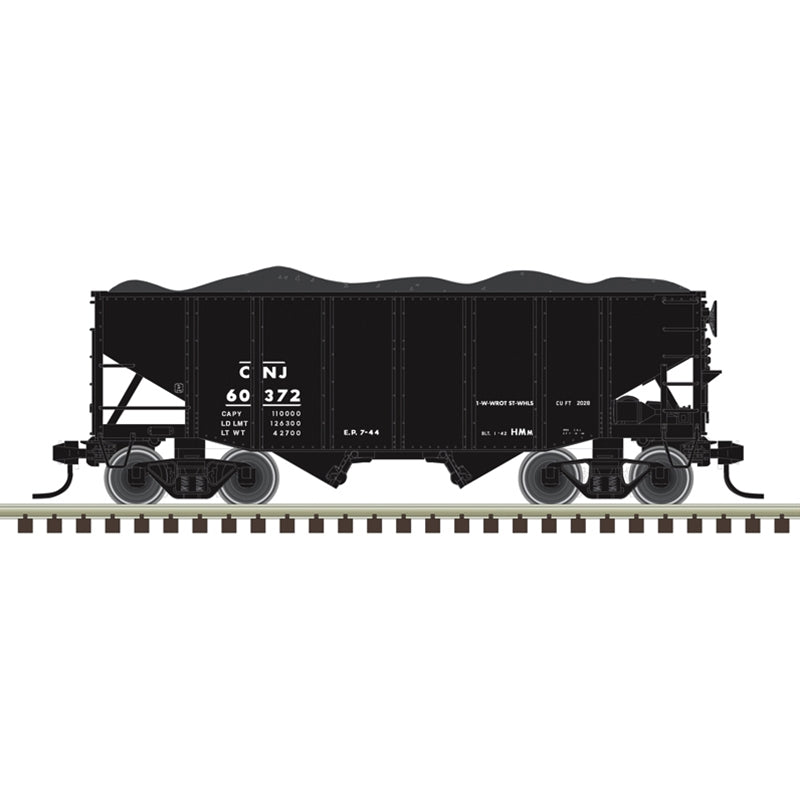 PREORDER Atlas Master Line N 50007212 55-Ton Fishbelly Hopper with Load, Central Railroad of New Jersey #60369/60530/60543 (3-Pack) | 75.47