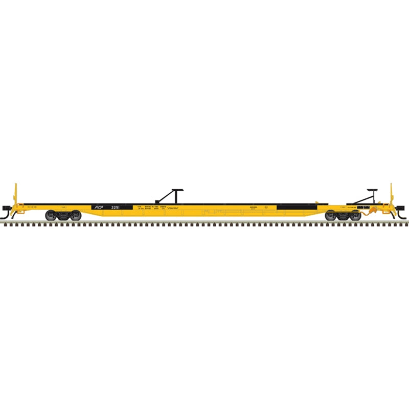 PREORDER Atlas Master Line N 50007252 ACF 89' 4" Intermodal Flatcar, Ferrocarril del Pacifico FCP #2251 | 40.46