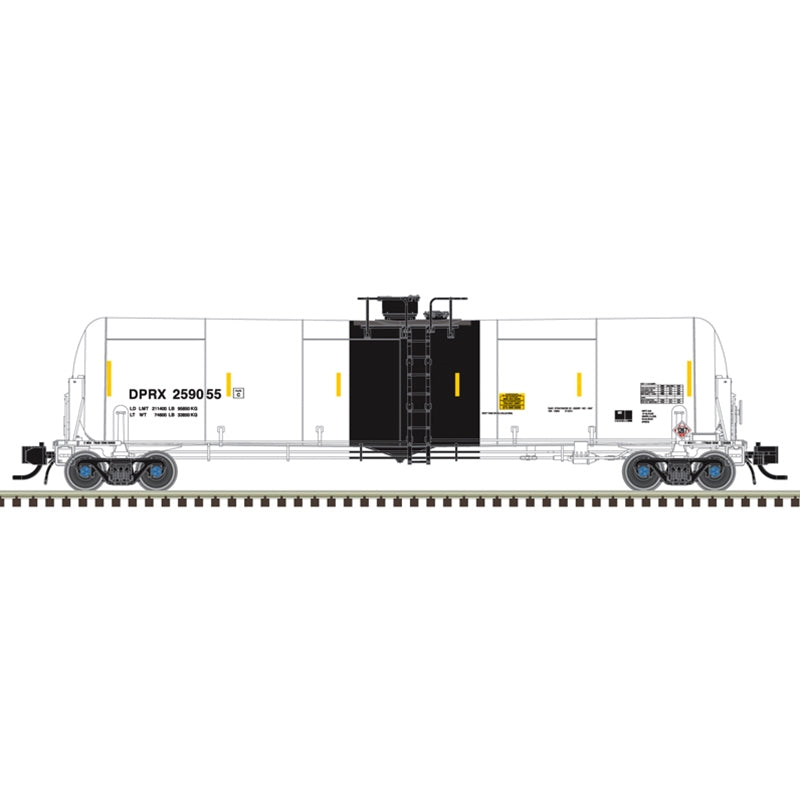 PREORDER Atlas Master Line N 50007276 TrinityRail 31,000-Gallon Crude Oil Tank Car, Deep Rock Refining DPRX #259317/259424/259427/259428/259992/260000 (6-Pack) | 269.96