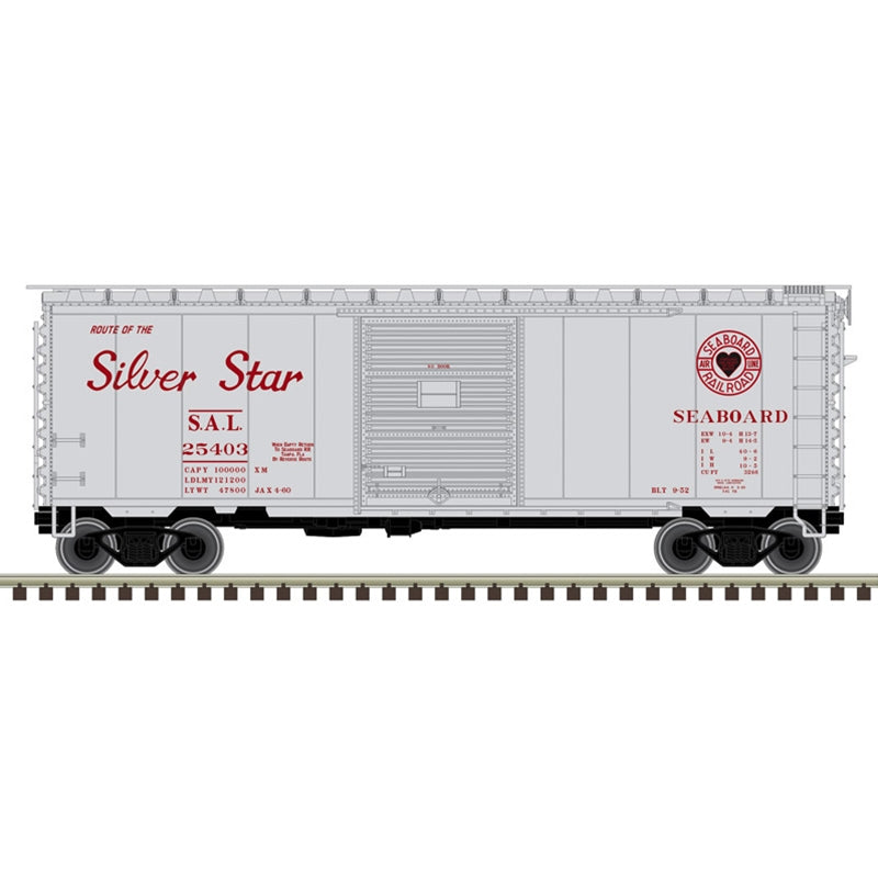 PREORDER Atlas Master Line N 50007359 40' PS-1 Boxcar, Seaboard Air Line #25403