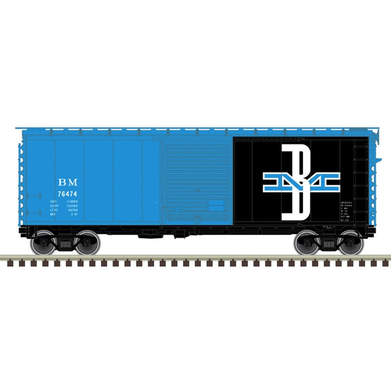 PREORDER Atlas Master Line N 50007360 40' PS-1 Boxcar, Boston & Maine #76297