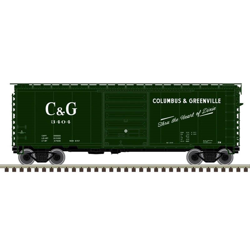 PREORDER Atlas Master Line N 50007363 40' PS-1 Boxcar, Columbus & Greenville #3408