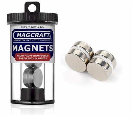 3/4" x 1/4" Disc Magnets, 4-count